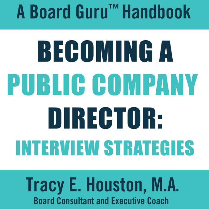 Becoming a Public Company Director: Interview Strategies